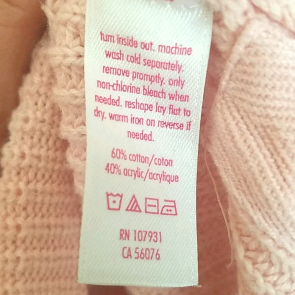 JUSTICE Cropped Sweater, size 14-16